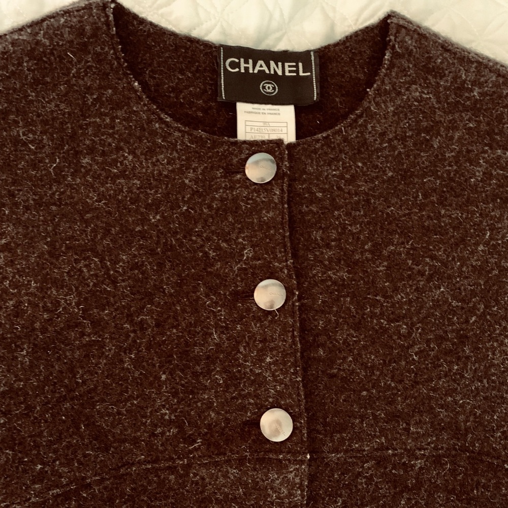 Chanel full length coat.  100% Wool. Winter 2002@